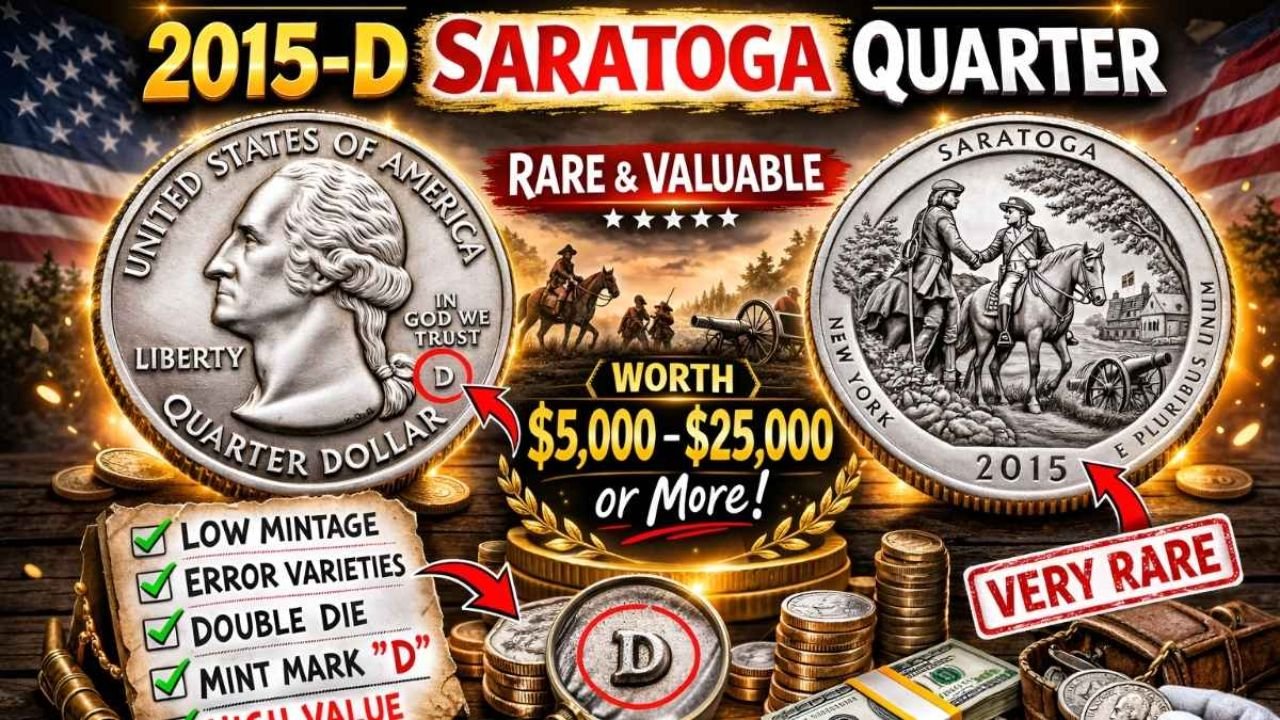 2015-D Saratoga Quarter: Rare Coin Worth More Than Its Face Value